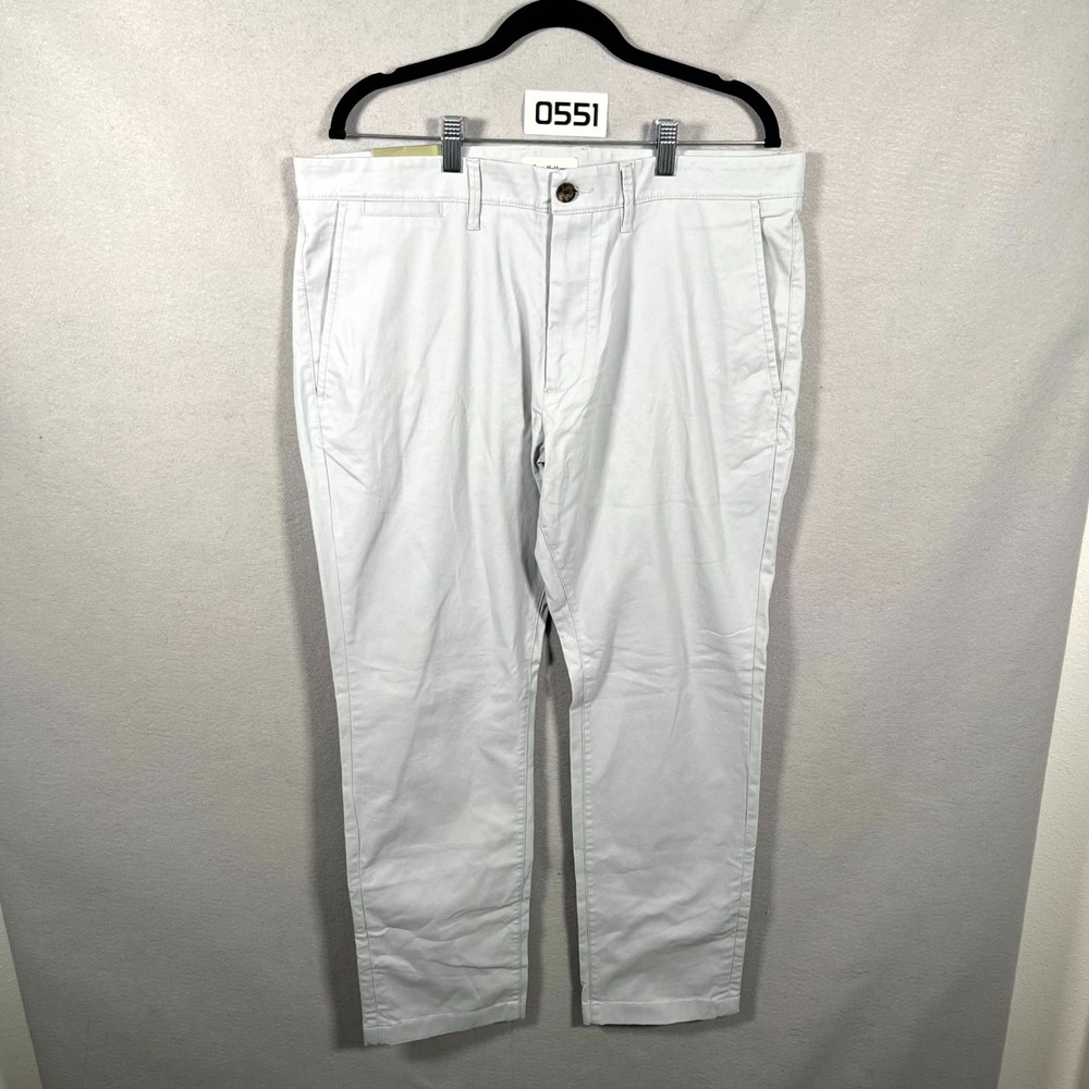 Goodfellow & Co Chino Pants Mens 36x30 Gray Cotton Slim Fit Straight‎ Leg Casual